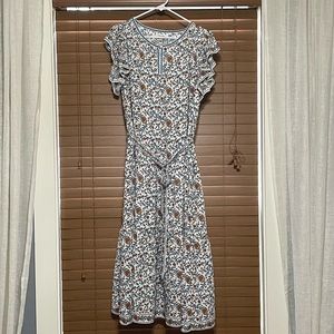 Max Studio Midi Floral BOHO Dress